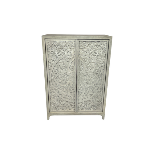 Bungalow Rose 2-Door Manufactured Wood Armoire, image 3