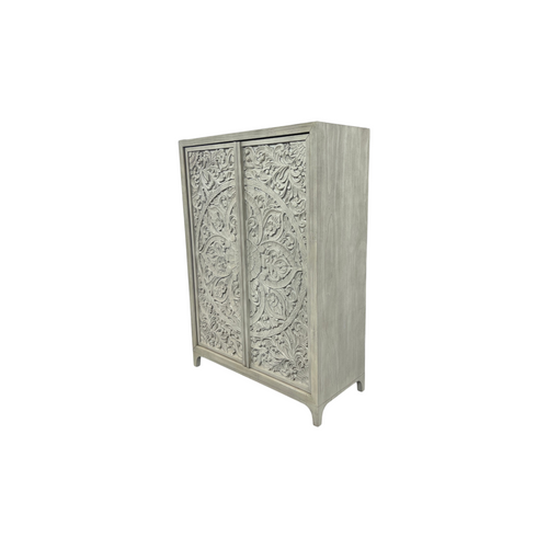 Bungalow Rose 2-Door Manufactured Wood Armoire, image 4