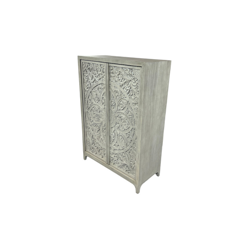 Bungalow Rose 2-Door Manufactured Wood Armoire, image 6