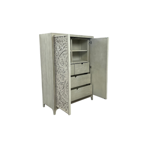Bungalow Rose 2-Door Manufactured Wood Armoire, image 24