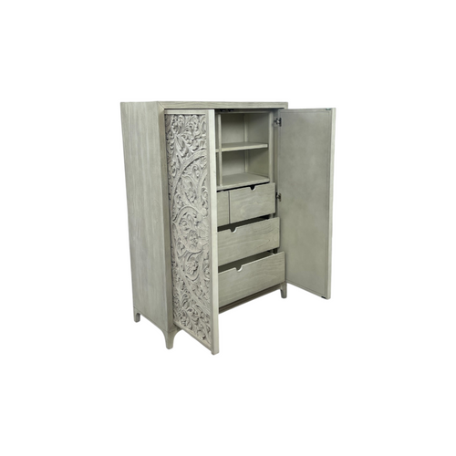 Bungalow Rose 2-Door Manufactured Wood Armoire, image 25