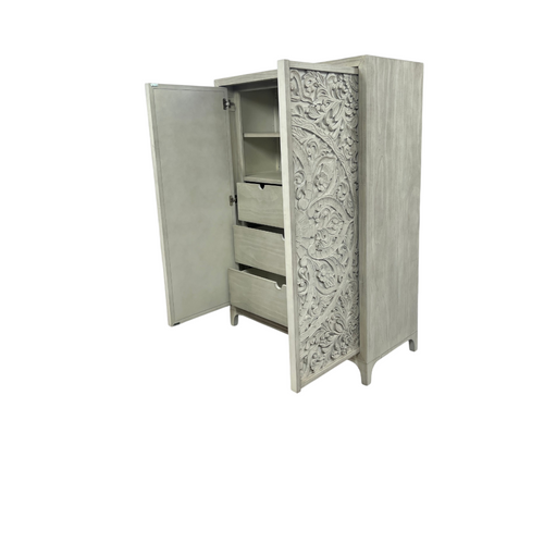 Bungalow Rose 2-Door Manufactured Wood Armoire, image 26