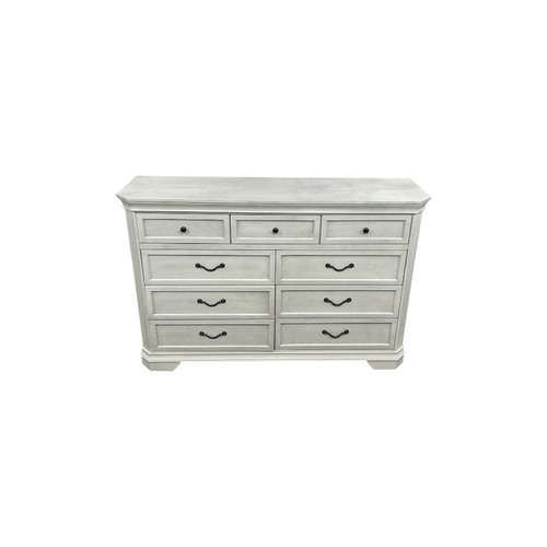 Charlton Home Ailany Traditional Wood 9-drawer Dresser, Antique Walnut Finish, image 4