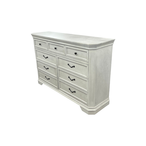 Charlton Home Ailany Traditional Wood 9-drawer Dresser, Antique Walnut Finish, image 6