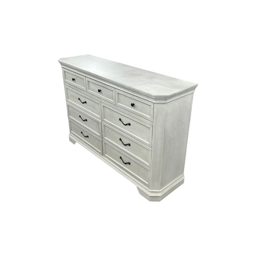 Charlton Home Ailany Traditional Wood 9-drawer Dresser, Antique Walnut Finish, image 7