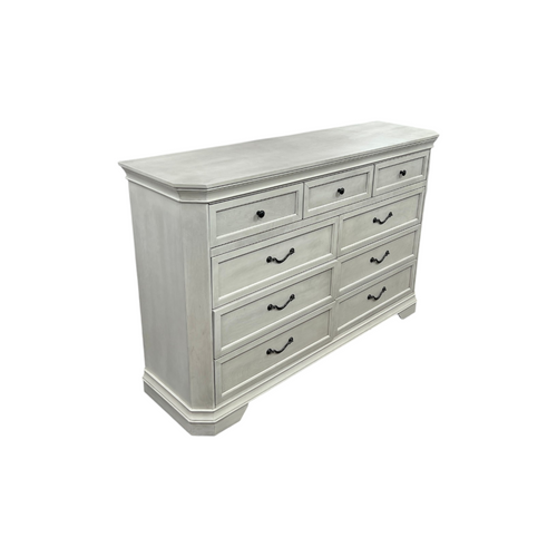Charlton Home Ailany Traditional Wood 9-drawer Dresser, Antique Walnut Finish, image 22