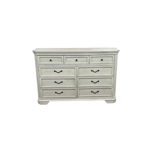 Charlton Home Ailany Traditional Wood 9-drawer Dresser, Antique Walnut Finish, image 24