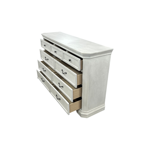 Charlton Home Ailany Traditional Wood 9-drawer Dresser, Antique Walnut Finish, image 29