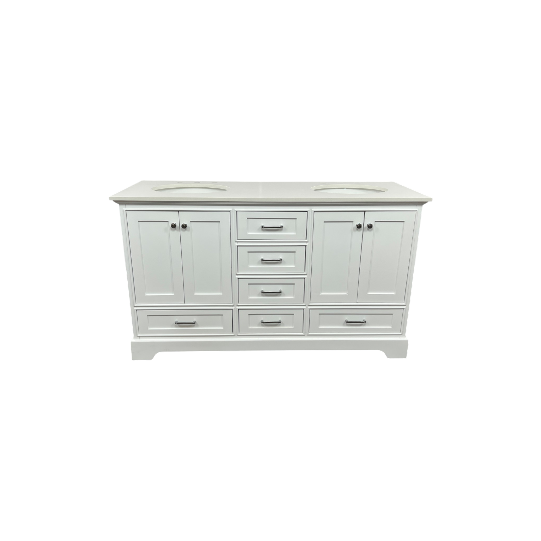 Lark Manor Larosa 60'' Double Bathroom Vanity with Top