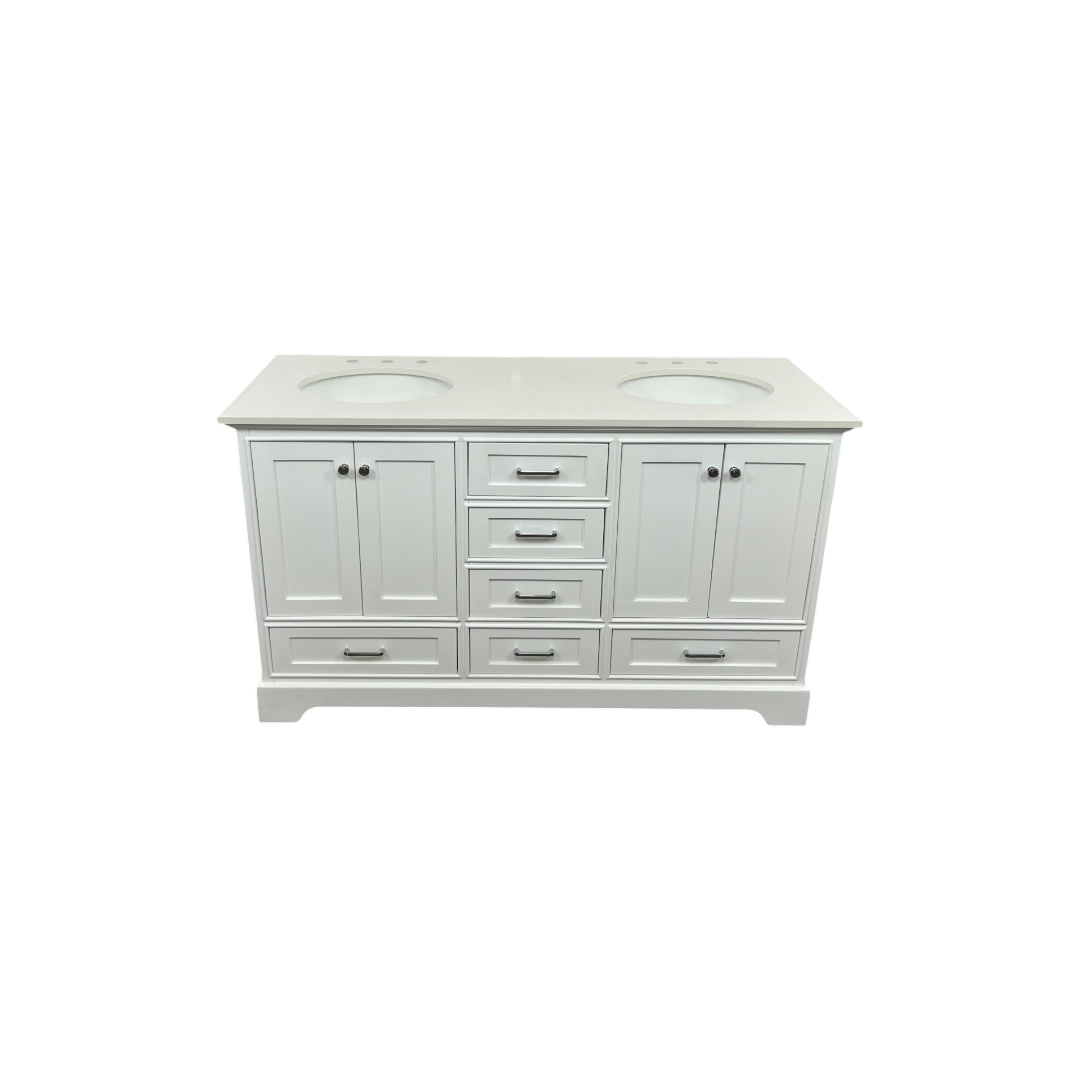 Lark Manor Larosa 60'' Double Bathroom Vanity with Top
