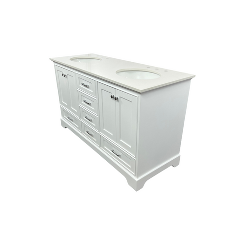 Lark Manor Larosa 60'' Double Bathroom Vanity with Top, image 6