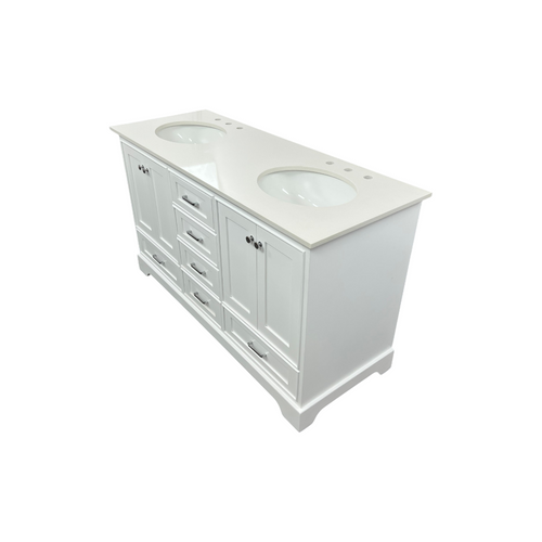 Lark Manor Larosa 60'' Double Bathroom Vanity with Top, image 7