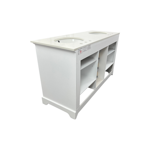 Lark Manor Larosa 60'' Double Bathroom Vanity with Top, image 11