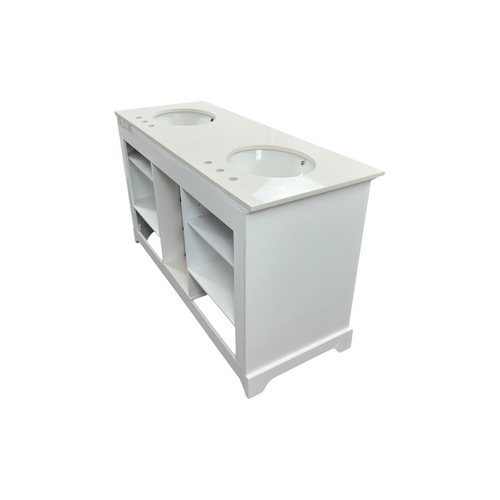 Lark Manor Larosa 60'' Double Bathroom Vanity with Top, image 17