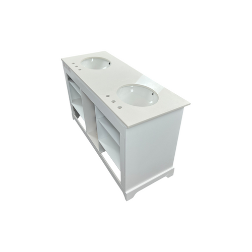 Lark Manor Larosa 60'' Double Bathroom Vanity with Top, image 18