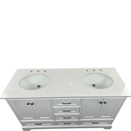 Lark Manor Larosa 60'' Double Bathroom Vanity with Top, image 25