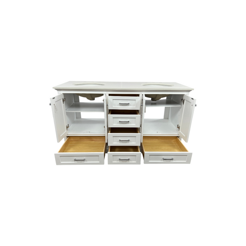 Lark Manor Larosa 60'' Double Bathroom Vanity with Top, image 26