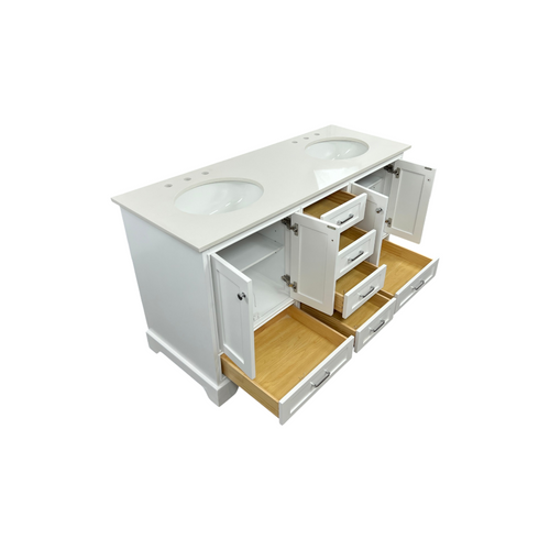 Lark Manor Larosa 60'' Double Bathroom Vanity with Top, image 31