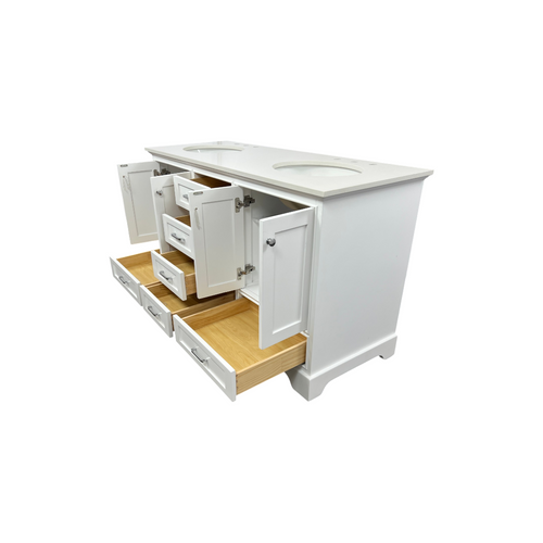 Lark Manor Larosa 60'' Double Bathroom Vanity with Top, image 32