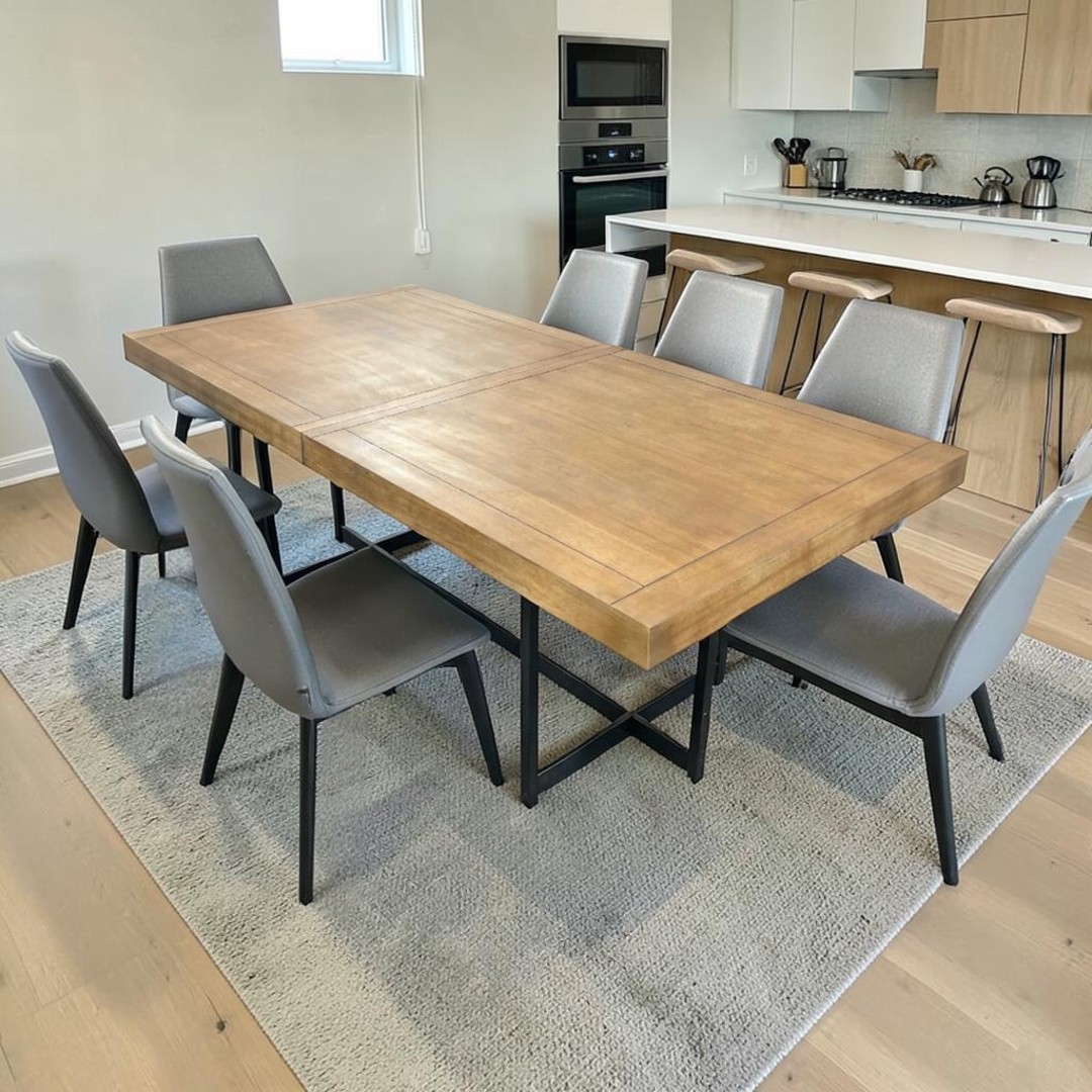 Ashley Furniture Tomtyn Light Brown Rectangular Dining Table