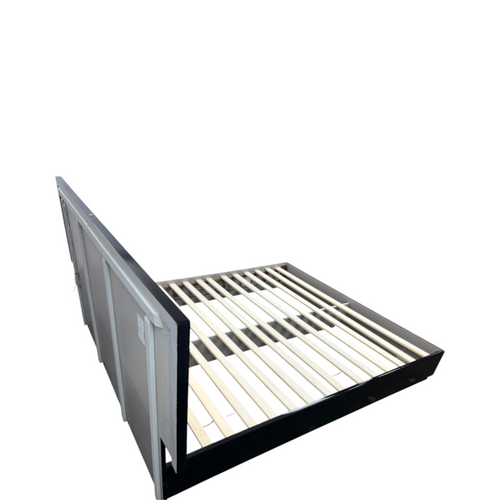 Orren Ellis Jinn Upholstered LED Lighted High Gloss Platform California King Bed, image 8