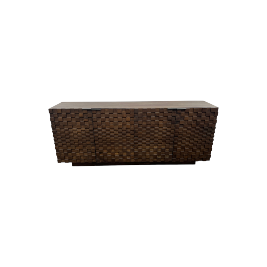 AllModern Givens 75" Carved Wood Sideboard