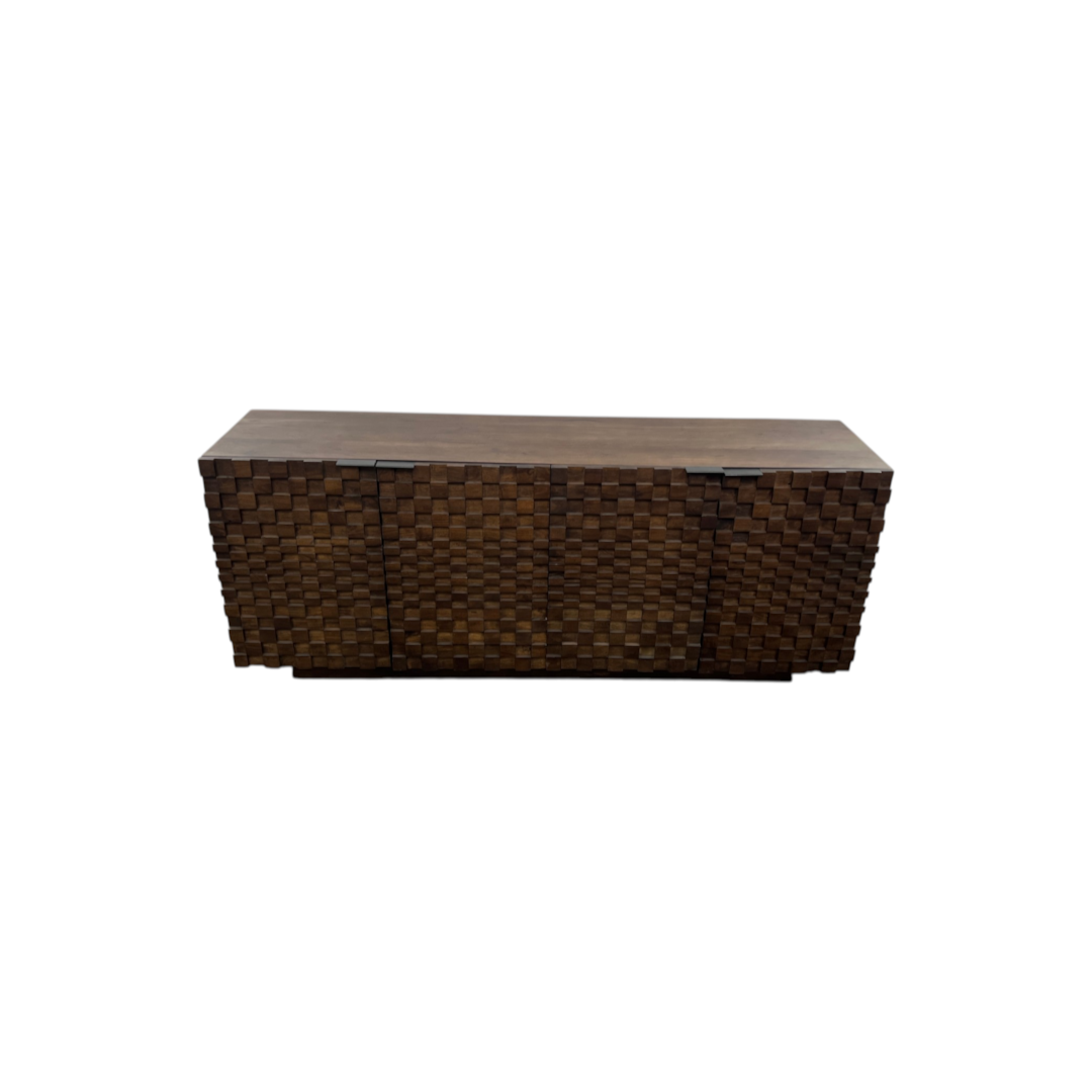 AllModern Givens 75" Carved Wood Sideboard