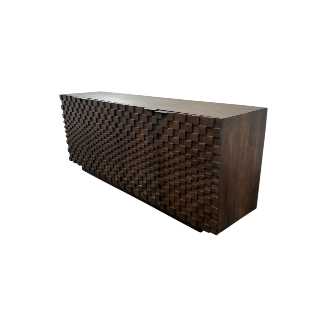 AllModern Givens 75" Carved Wood Sideboard