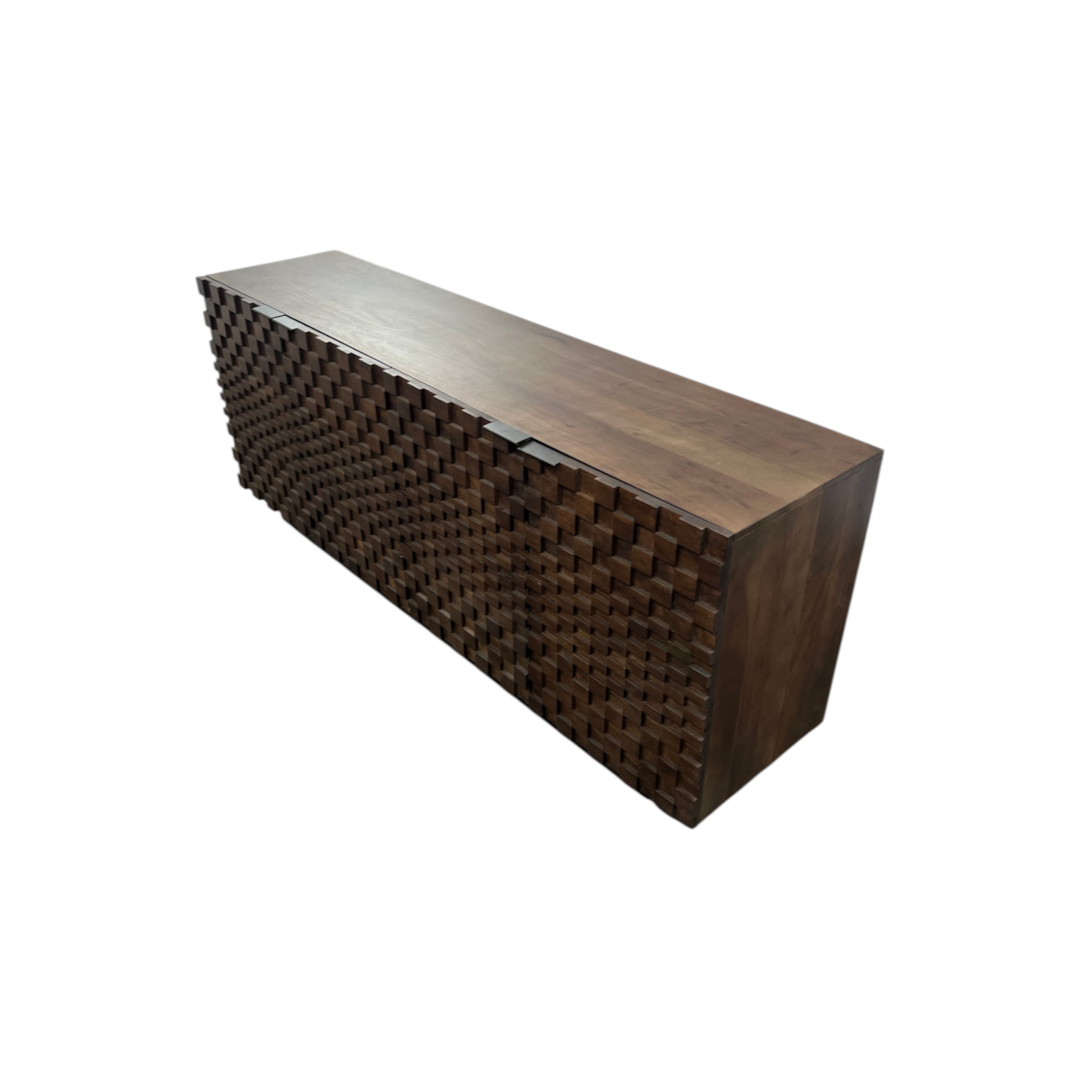AllModern Givens 75" Carved Wood Sideboard