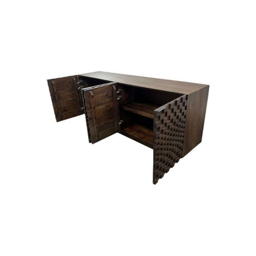 AllModern Givens 75" Carved Wood Sideboard, image 26