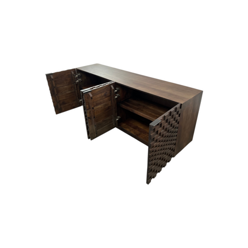 AllModern Givens 75" Carved Wood Sideboard, image 27