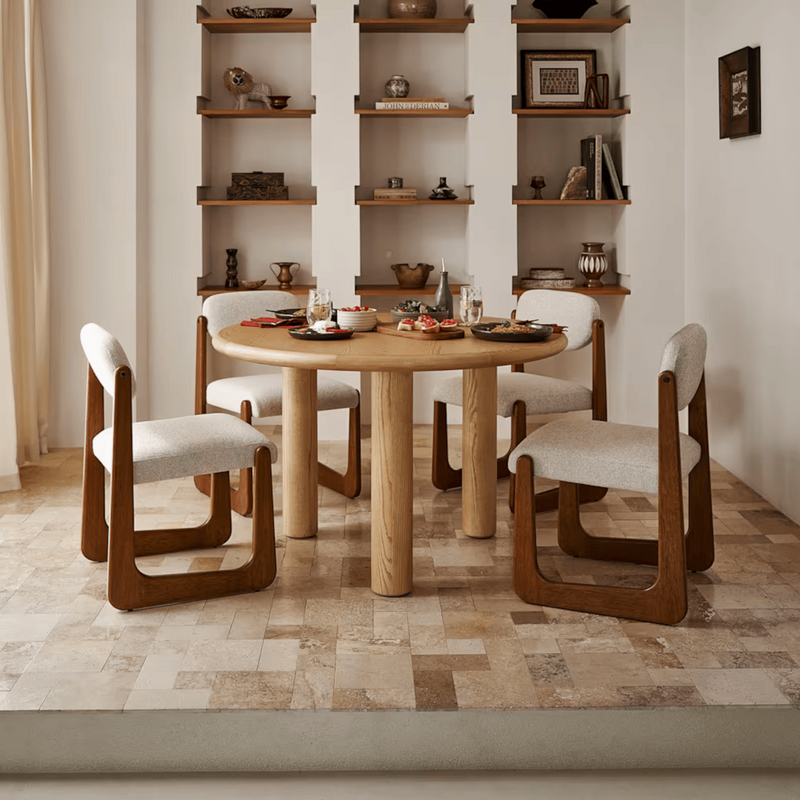 Castlery Ashen Round Dining Table