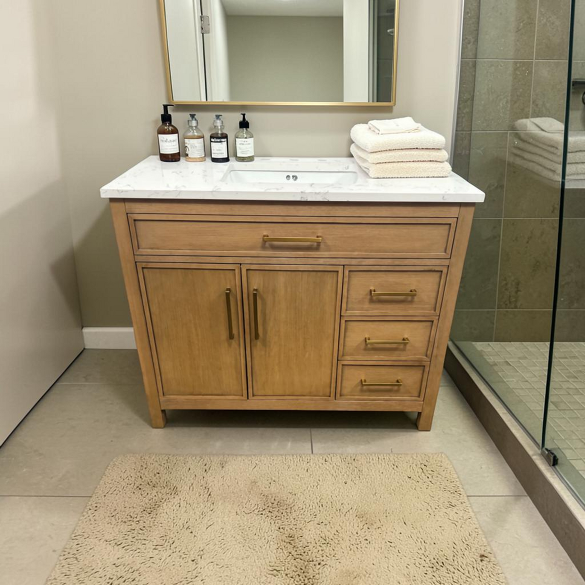 Latitude Run Reajean 42" Single Vanity