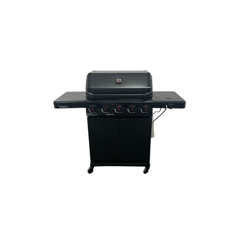 Brand-Man Grills Pro 5-Burner Propane Gas Grill with 14000 BTU Infrared Searing Zone, Porcelain-Coated Cast Iron Cast Iron Grates & Griddle, Side Burner For Outdoor Cooking, image 1