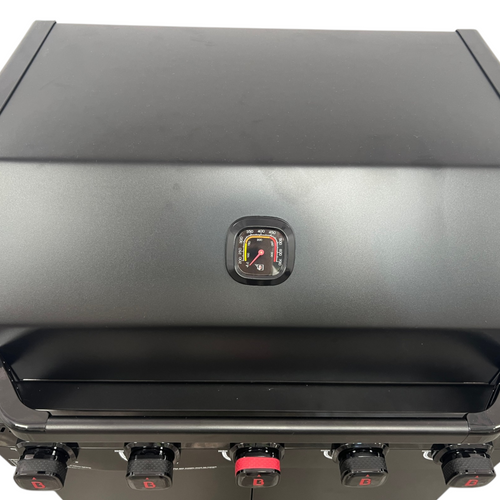 Brand-Man Grills Pro 5-Burner Propane Gas Grill with 14000 BTU Infrared Searing Zone, Porcelain-Coated Cast Iron Cast Iron Grates & Griddle, Side Burner For Outdoor Cooking, image 11