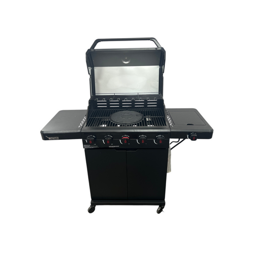 Brand-Man Grills Pro 5-Burner Propane Gas Grill with 14000 BTU Infrared Searing Zone, Porcelain-Coated Cast Iron Cast Iron Grates & Griddle, Side Burner For Outdoor Cooking, image 12