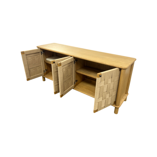 Castlery Ashen Papercord Sideboard, image 11