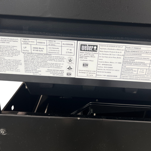 Weber Genesis E-315 Gas Grill (Liquid Propane), image 22