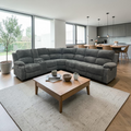 Latitude Run Karli 3-Piece Upholstered Living Room Reclining Sectional Sofa