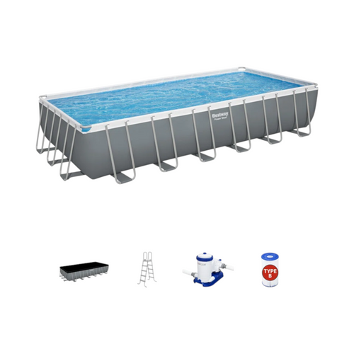 Intex Bestway Rectangular Ultra XTR Frame Swimming Pool with Pump, image 3