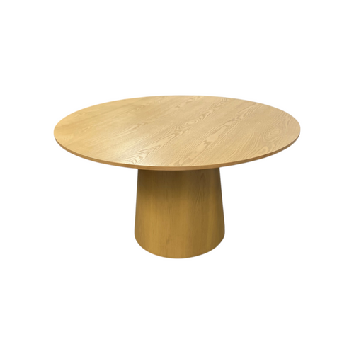 Ophelia & Co. Hikeem 52" Solid Oak Round Pedestal Dining Table, image 3