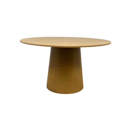 Ophelia & Co. Hikeem 52" Solid Oak Round Pedestal Dining Table, image 4