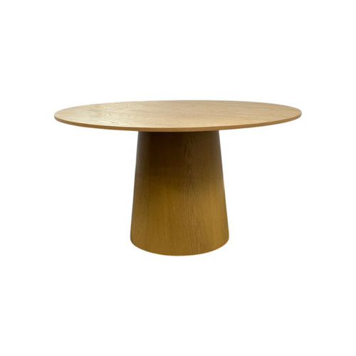 Ophelia & Co. Hikeem 52" Solid Oak Round Pedestal Dining Table, image 6