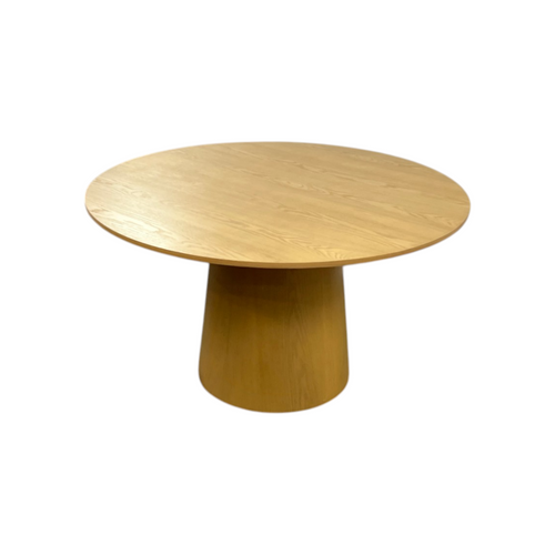 Ophelia & Co. Hikeem 52" Solid Oak Round Pedestal Dining Table, image 7