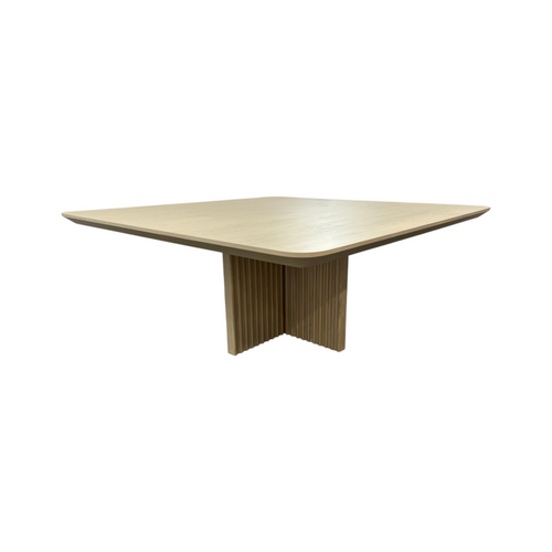 Hokku Designs Bibiano 72" Sq Dining Table- Blonde Oak, image 2
