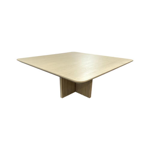 Hokku Designs Bibiano 72" Sq Dining Table- Blonde Oak, image 3