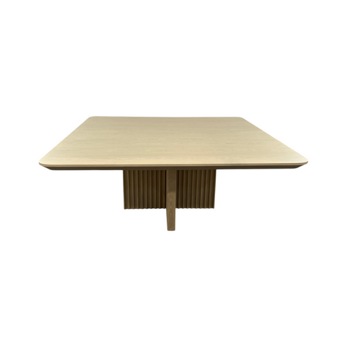 Hokku Designs Bibiano 72" Sq Dining Table- Blonde Oak, image 4