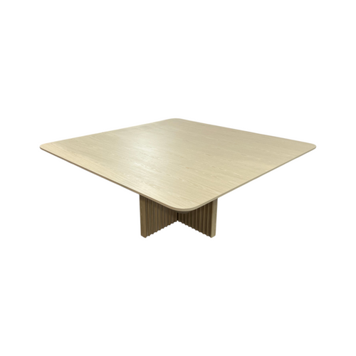 Hokku Designs Bibiano 72" Sq Dining Table- Blonde Oak, image 5