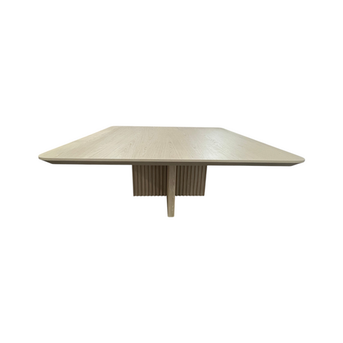 Hokku Designs Bibiano 72" Sq Dining Table- Blonde Oak, image 6