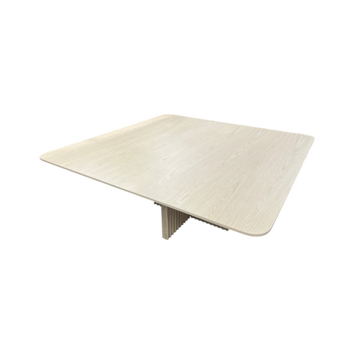Hokku Designs Bibiano 72" Sq Dining Table- Blonde Oak, image 9